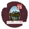 Dark Red Suede Mat Board for 5x7 Frames - Oval Opening for 4x6 Photos